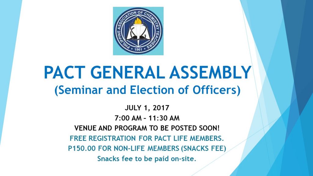 2017 PACT GENERAL ASSEMBLY